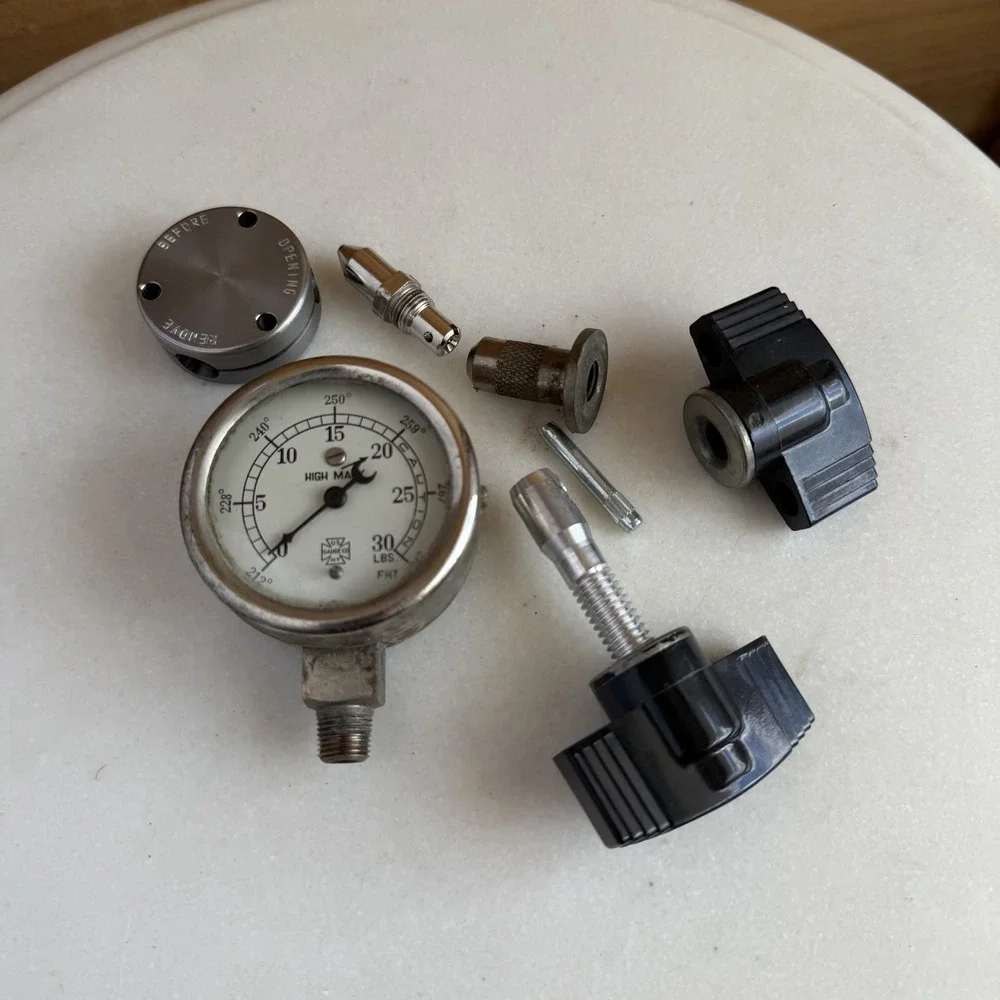 All American 12qt UNTESTED Canner Pressure Cooker Aluminum Pot Vintage + Parts